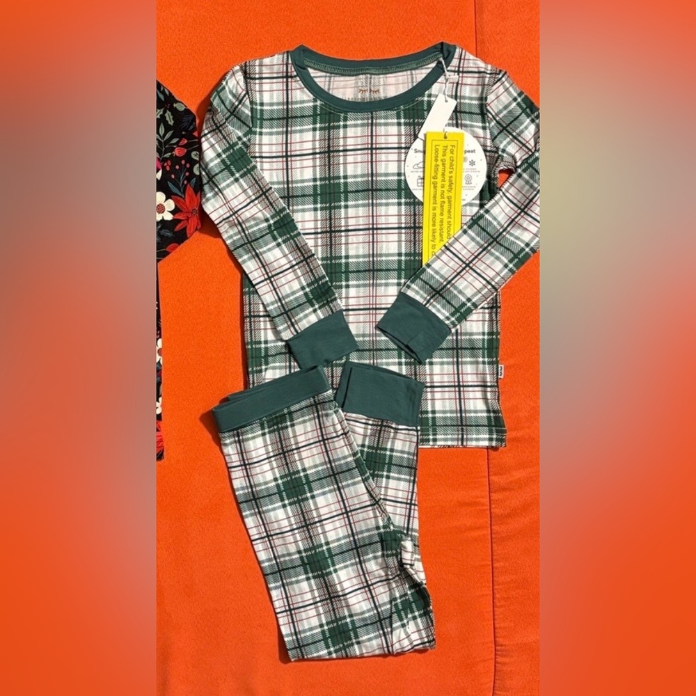 Little Sleepies Noel Plaid 2pc